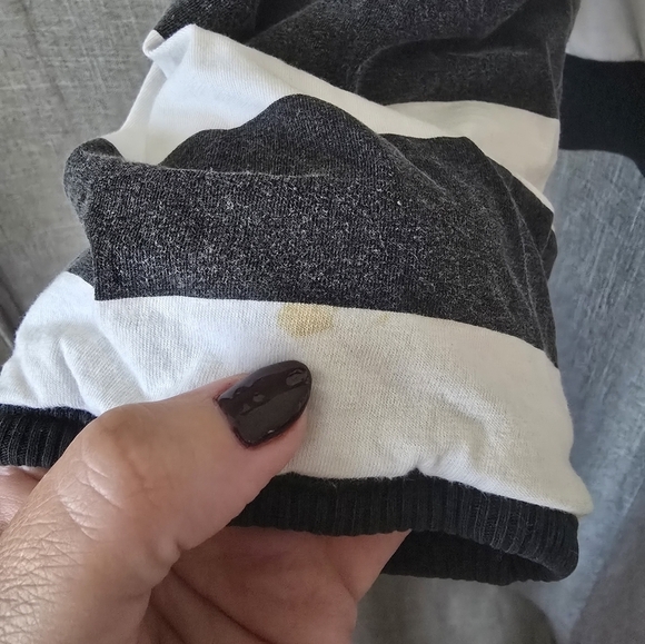 Vtg 1980s Reversible Mickey & Co Striped Goofy Sweatshirt Size L RARE - Picture 6 of 8